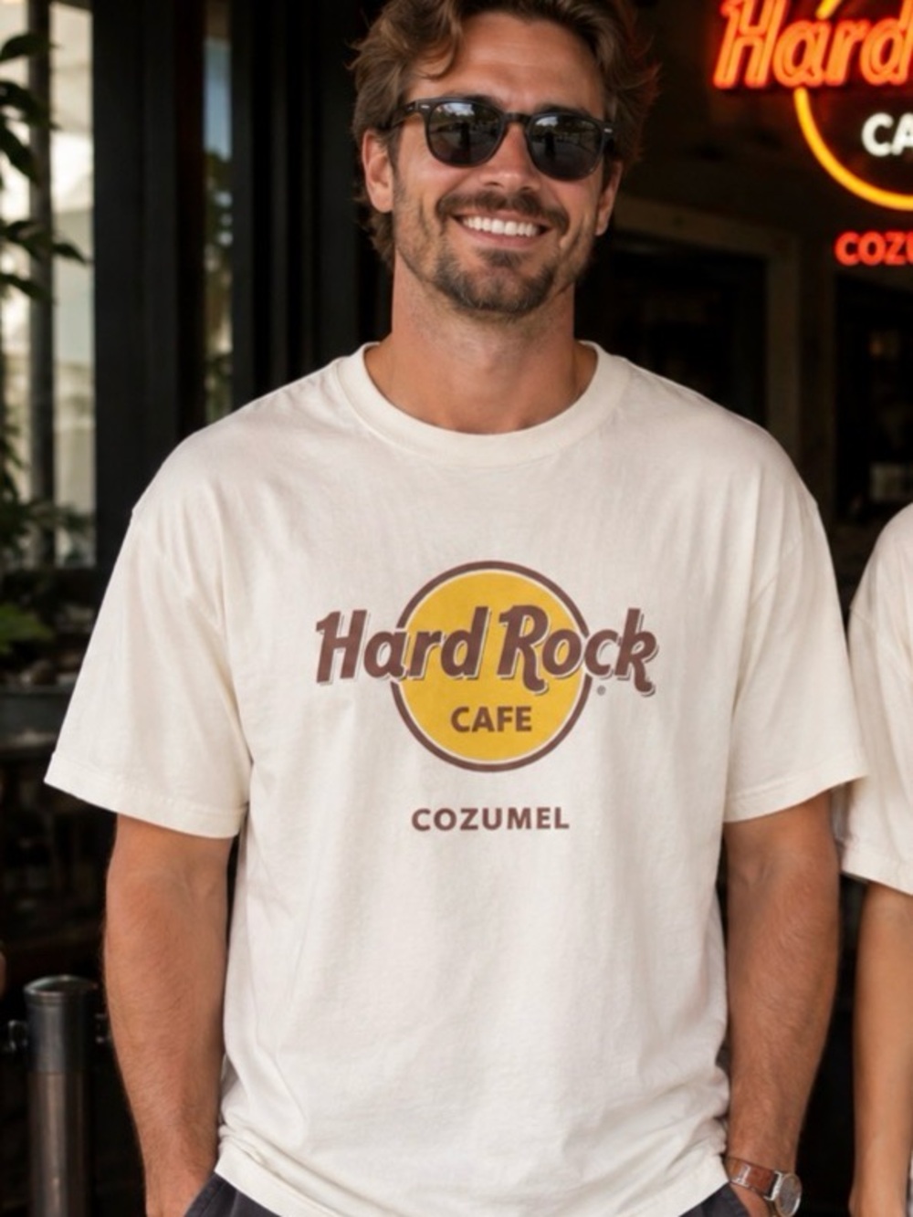 Vintage Hard Rock Cafe Signature T Shirt Large Unisex